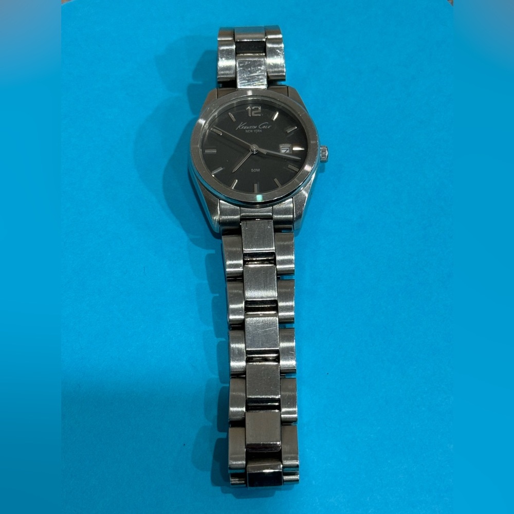 Kenneth Cole Women’s Stainless Steel Watch with Date Indicator